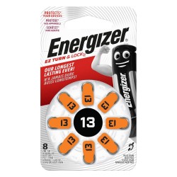 Energizer Μπαταρίες Ακουστικών Βαρηκοΐας 13 1.4V 8τμχ (22574769) (ENE22574769) Energizer Μπαταρίες Ακουστικών Βαρηκοΐας 13 1.4V 8τμχ (22574769) (ENE22574769)