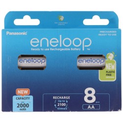 Panasonic Eneloop Επαναφορτιζόμενες Μπαταρίες AA Ni-MH 2000mAh 8τμχ (37833094) (PAN37833094) Panasonic Eneloop Επαναφορτιζόμενες Μπαταρίες AA Ni-MH 2000mAh 8τμχ (37833094) (PAN37833094)