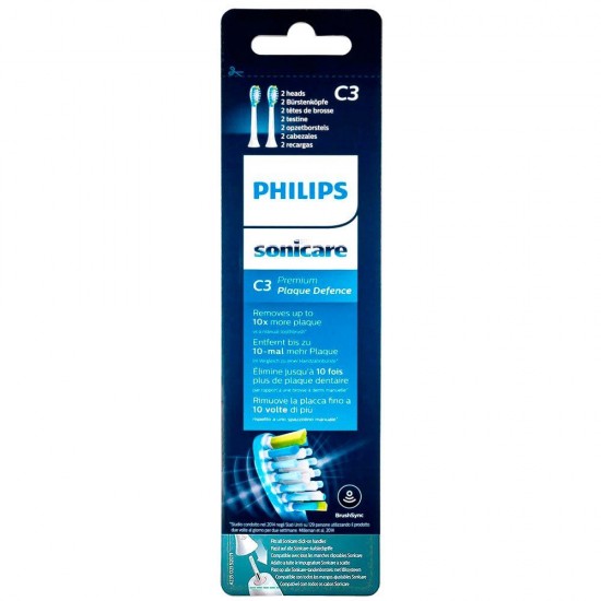Philips Sonicare C3 Premium Plaque Defence Ανταλλακτικές Κεφαλές για Ηλεκτρική Οδοντόβουρτσα 2τμχ (HX9042/17) (PHIHX9042.17) Philips Sonicare C3 Premium Plaque Defence Ανταλλακτικές Κεφαλές για Ηλεκτρική Οδοντόβουρτσα 2τμχ (HX9042/17) (PHIHX9042.17)