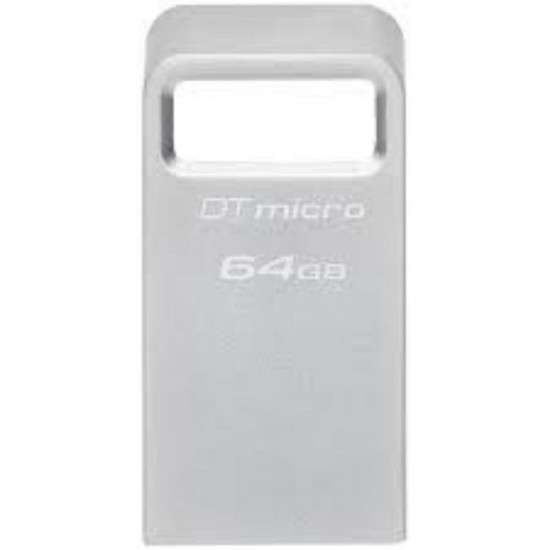 Kingston DataTraveler Micro Gen2 64GB USB 3.2 Stick Silver (DTMC3G2/64GB) (KINDTMC3G2-64GB) Kingston DataTraveler Micro Gen2 64GB USB 3.2 Stick Silver (DTMC3G2/64GB) (KINDTMC3G2-64GB)
