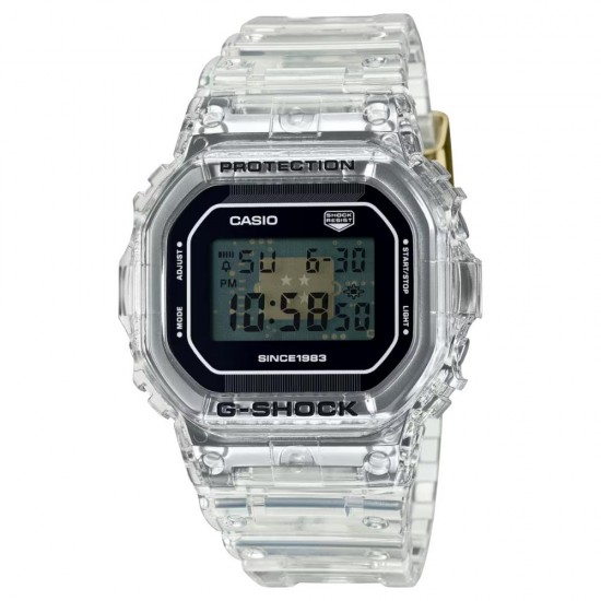 Casio Collection Ρολόι Μπαταρίας με Λευκό Καουτσούκ Λουράκι (DW-5040RX-7ER) (CASDW-5040RX-7ER) Casio Collection Ρολόι Μπαταρίας με Λευκό Καουτσούκ Λουράκι (DW-5040RX-7ER) (CASDW-5040RX-7ER)