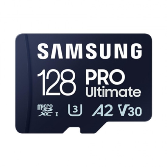Samsung Pro Ultimate microSDXC 128GB Class 10 U3 V30 A2 UHS-I with USB Adapter (MB-MY128SB/WW) (SAMMB-MY128SB-WW) Samsung Pro Ultimate microSDXC 128GB Class 10 U3 V30 A2 UHS-I with USB Adapter (MB-MY128SB/WW) (SAMMB-MY128SB-WW)