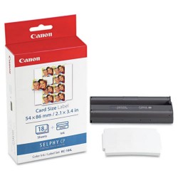 Canon KC-18IL Colour Ink & Paper Set Mini Stickers 18sheets (7740A001AH) (CAN-KC18IL) Canon KC-18IL Colour Ink & Paper Set Mini Stickers 18sheets (7740A001AH) (CAN-KC18IL)