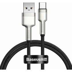 Baseus USB cable for USB-C Cafule, 66W, 1m (black) (CAKF000101) (BASCAKF000101)