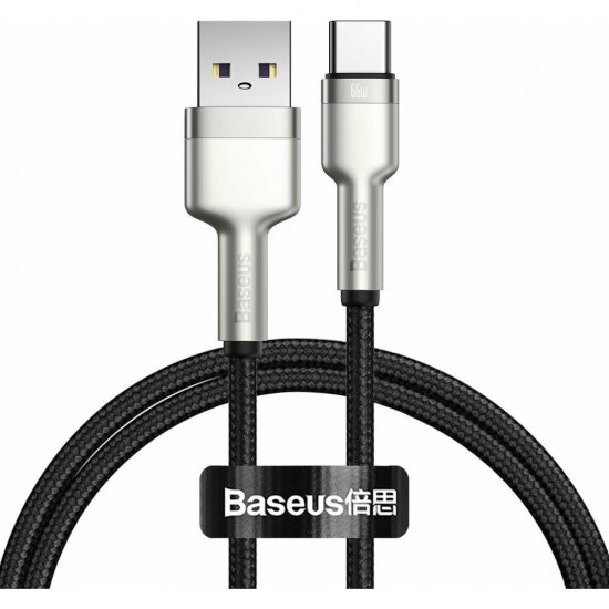 Baseus USB cable for USB-C Cafule, 66W, 1m (black) (CAKF000101) (BASCAKF000101) Baseus USB cable for USB-C Cafule, 66W, 1m (black) (CAKF000101) (BASCAKF000101)