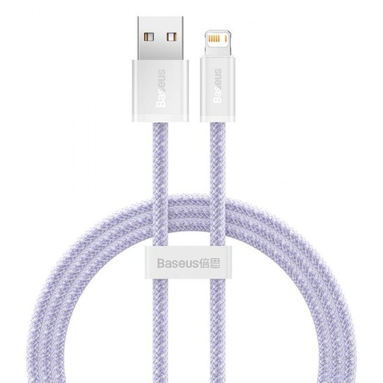 Baseus USB cable for Lightning Dynamic 2 Series, 2.4A, 1m (purple) (CALD040005) (BASCALD040005) Baseus USB cable for Lightning Dynamic 2 Series, 2.4A, 1m (purple) (CALD040005) (BASCALD040005)
