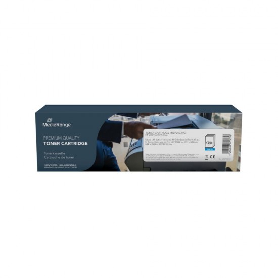 MediaRange Toner Cartridge for printers using HP® W2211A/207A Cyan (MRHPT2211C) MediaRange Toner Cartridge for printers using HP® W2211A/207A Cyan (MRHPT2211C)
