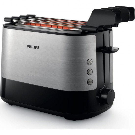 Philips Φρυγανιέρα 2 Θέσεων 730W Inox (HD2639/90) (PHIHD2639-90) Philips Φρυγανιέρα 2 Θέσεων 730W Inox (HD2639/90) (PHIHD2639-90)