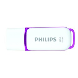 Philips Snow 64GB USB 3.0 Stick Ροζ (FM64FD75B/00) (PHIFM64FD75B-00)