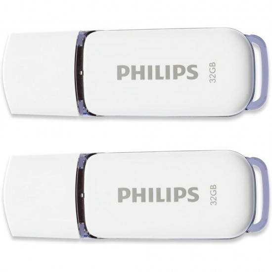 Philips Snow 32GB USB 2.0 2-Pack (FM32FD70D/00) (PHIFM32FD70D-00)