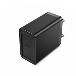 VENTION USB-C Wall Charger (20W) EU Black (FADB0-EU) (VENFADB0-EU) VENTION USB-C Wall Charger (20W) EU Black (FADB0-EU) (VENFADB0-EU)