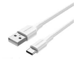 VENTION USB 2.0 A Male to Type-C Male 3A Cable 1M White (CTHWF) (VENCTHWF) VENTION USB 2.0 A Male to Type-C Male 3A Cable 1M White (CTHWF) (VENCTHWF)
