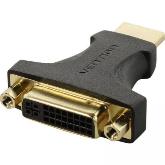 VENTION HDMI Male to DVI (24+5) Female Adapter Black (AIKB0) (VENAIKB0) VENTION HDMI Male to DVI (24+5) Female Adapter Black (AIKB0) (VENAIKB0)
