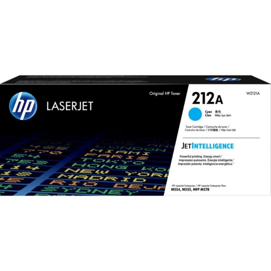 HP 212A Original LaserJet Toner Cartridge Cyan (W2121A) (HPW2121A) HP 212A Original LaserJet Toner Cartridge Cyan (W2121A) (HPW2121A)