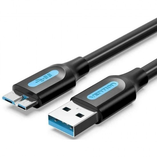 VENTION USB 3.0 A Male to Micro B Male Cable 2M Black PVC Type (COPBH) (VENCOPBH) VENTION USB 3.0 A Male to Micro B Male Cable 2M Black PVC Type (COPBH) (VENCOPBH)