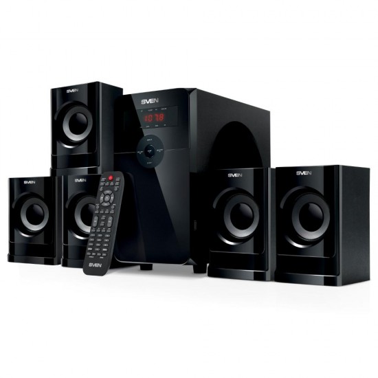 Sven 5.1 Speakers HT-201 Black 20W 5x12W Bluetooth (SV-015770) Sven 5.1 Speakers HT-201 Black 20W 5x12W Bluetooth (SV-015770)