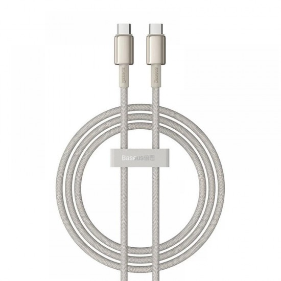 Baseus Cable USB-C to USB-C Gold 100W 1m (P10319800G21-00) (BASP10319800G21-00) Baseus Cable USB-C to USB-C Gold 100W 1m (P10319800G21-00) (BASP10319800G21-00)