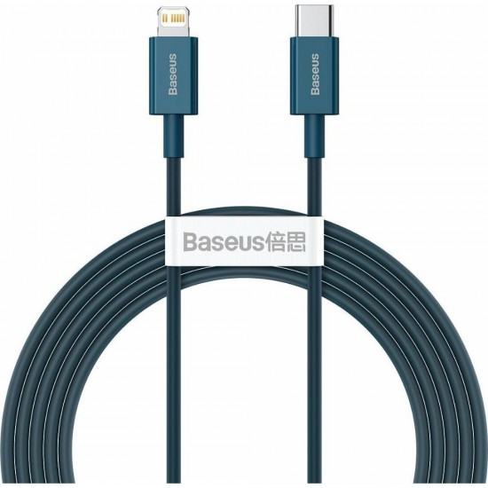 Baseus Superior Series Cable USB-C to iP 20W PD 2m blue (CATLYS-C03) (BASCATLYS-C03) Baseus Superior Series Cable USB-C to iP 20W PD 2m blue (CATLYS-C03) (BASCATLYS-C03)