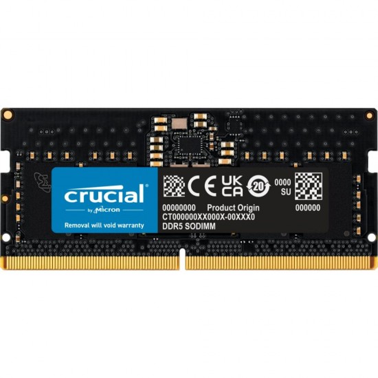 Crucial SO-DIMM DDR5-4800 8GB (CT8G48C40S5) (CRUCT8G48C40S5) Crucial SO-DIMM DDR5-4800 8GB (CT8G48C40S5) (CRUCT8G48C40S5)