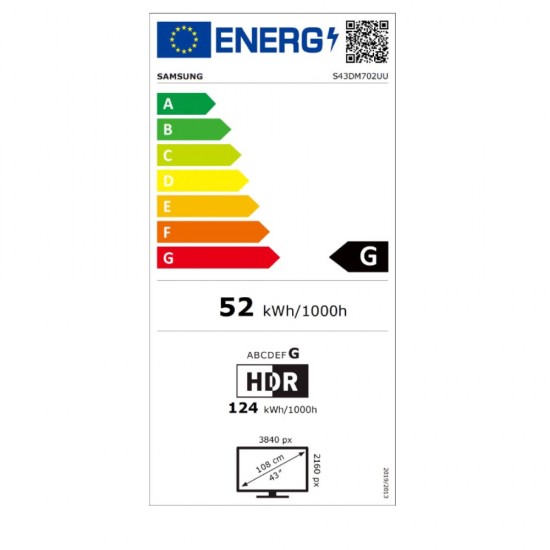 SAMSUNG LS43DM702UUXDU 4K Smart Monitor 43'' (LS43DM702UUXDU) (SAMLS43DM702UUXDU)