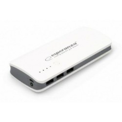 Esperanza EMP106 Power Bank 8000mAh με 3 Θύρες USB-A Λευκό/Γκρι (EMP106WE) (ESPEMP106WE) Esperanza EMP106 Power Bank 8000mAh με 3 Θύρες USB-A Λευκό/Γκρι (EMP106WE) (ESPEMP106WE)