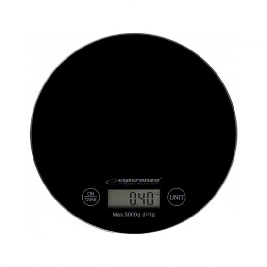 Esperanza EKS003 Ψηφιακή Ζυγαριά Κουζίνας 1gr/5kg Black (EKS003K) (ESPEKS003K) Esperanza EKS003 Ψηφιακή Ζυγαριά Κουζίνας 1gr/5kg Black (EKS003K) (ESPEKS003K)
