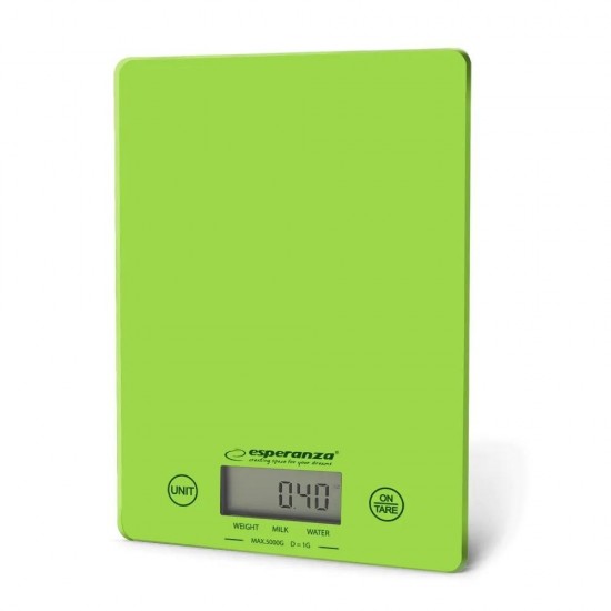 Esperanza G Ψηφιακή Ζυγαριά Κουζίνας 1gr/5kg Green Yellow (EKS002G) (ESPEKS002G) Esperanza G Ψηφιακή Ζυγαριά Κουζίνας 1gr/5kg Green Yellow (EKS002G) (ESPEKS002G)