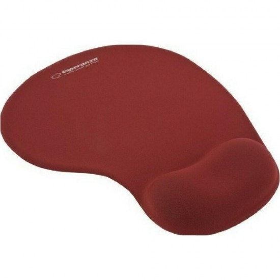 Esperanza Gel Mouse Pad 230mm με Στήριγμα καρπού Κόκκινο (EA137R) (ESPEA137R)