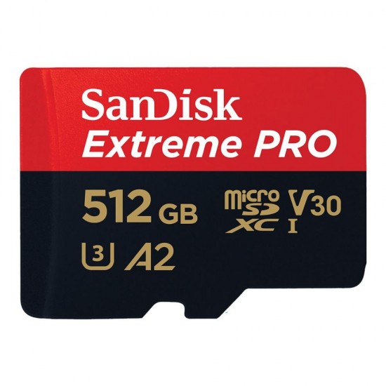 SanDisk Extreme Pro microSD 512GB + SDAdapter (SDSQXCD-512G-GN6MA) (SANSDSQXCD-512G-GN6MA) SanDisk Extreme Pro microSD 512GB + SDAdapter (SDSQXCD-512G-GN6MA) (SANSDSQXCD-512G-GN6MA)