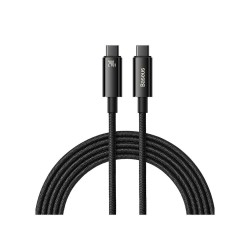 Baseus Καλώδιο USB-C σε USB-C Tungsten Gold 240W 3m Μαύρο (CAWJ040201) (BASCAWJ040201) Baseus Καλώδιο USB-C σε USB-C Tungsten Gold 240W 3m Μαύρο (CAWJ040201) (BASCAWJ040201)