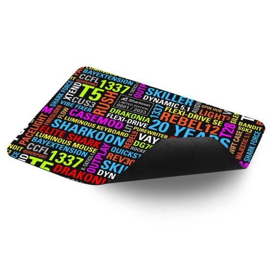 Sharkoon 20 Years Mouse Mat (20YEARSMM) (SHR20YEARSMM) Sharkoon 20 Years Mouse Mat (20YEARSMM) (SHR20YEARSMM)