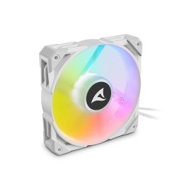 Sharkoon Rebel F50 Case Fan 120mm με RGB Φωτισμό και Σύνδεση 4-Pin PWM Λευκό (REBF50ARGBWH) (SHRREBF50ARGBWH)