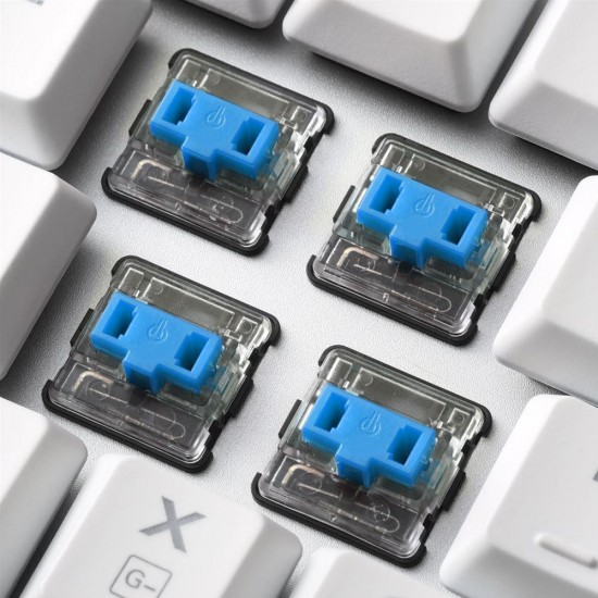 Sharkoon PureWriter TKL RGB Gaming Μηχανικό Πληκτρολόγιο Tenkeyless με Kailh Blue διακόπτες και RGB φωτισμό (Αγγλικό US) Λευκό (PUWRTKLWHBL) (SHRPUWRTKLWHBL) Sharkoon PureWriter TKL RGB Gaming Μηχανικό Πληκτρολόγιο Tenkeyless με Kailh Blue διακόπτες και RGB φωτισμό (Αγγλικό US) Λευκό (PUWRTKLWHBL) (SHRPUWRTKLWHBL)