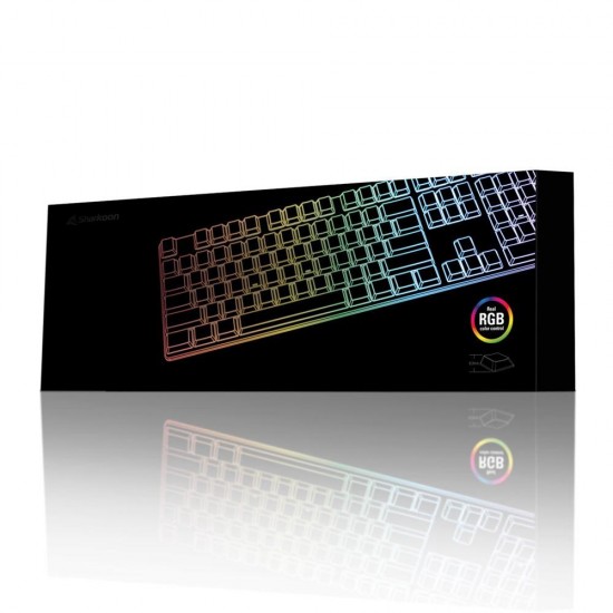 Sharkoon PureWriter RGB Gaming Μηχανικό Πληκτρολόγιο με Kailh Red διακόπτες και RGB φωτισμό (Αγγλικό US) Λευκό (PUWRRD) (SHRPUWRRD) Sharkoon PureWriter RGB Gaming Μηχανικό Πληκτρολόγιο με Kailh Red διακόπτες και RGB φωτισμό (Αγγλικό US) Λευκό (PUWRRD) (SHRPUWRRD)