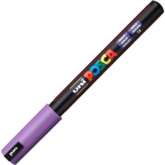 Uni-Ball Μαρκαδοροι Posca Pc-1Mr Extra Fine Violet (PC1MREXFVL) (UNIPC1MREXFVL) Uni-Ball Μαρκαδοροι Posca Pc-1Mr Extra Fine Violet (PC1MREXFVL) (UNIPC1MREXFVL)