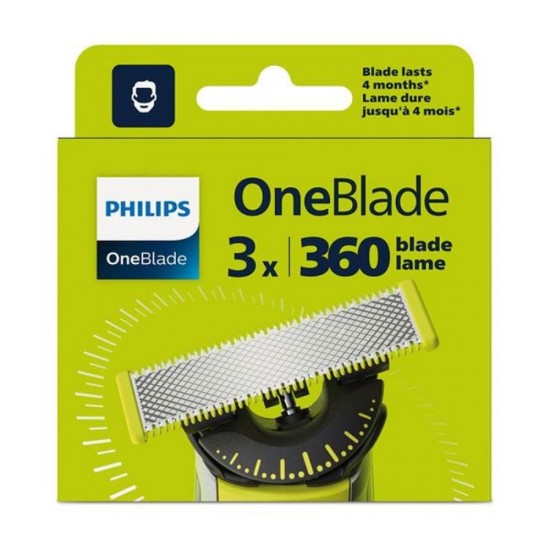 Philips One Blade 360 Ανταλλακτικό 3 τμχ. (QP430/50) (PHIQP430-50) Philips One Blade 360 Ανταλλακτικό 3 τμχ. (QP430/50) (PHIQP430-50)