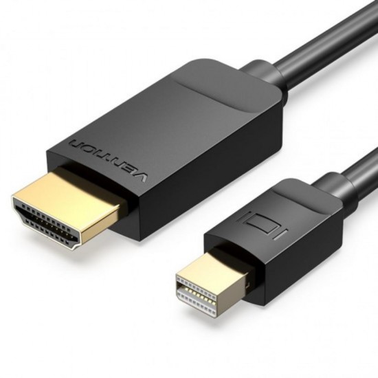 VENTION Mini DisplayPort to HDMI Cable 1.5M Black (HABBG) (VENHABBG)