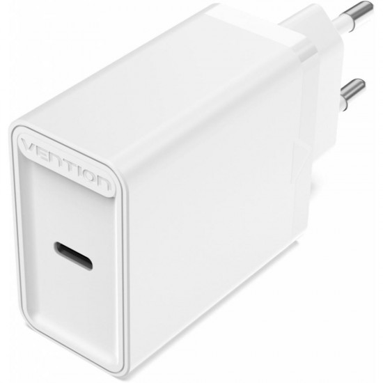 VENTION USB-C Wall Charger (30W) EU White (FAIW0-EU) (VENFAIW0-EU) VENTION USB-C Wall Charger (30W) EU White (FAIW0-EU) (VENFAIW0-EU)
