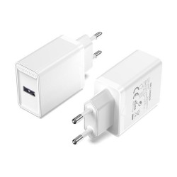 VENTION USB Wall Charger (22.5W) EU White (FACW0-EU) (VENFACW0-EU) VENTION USB Wall Charger (22.5W) EU White (FACW0-EU) (VENFACW0-EU)