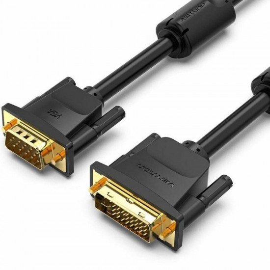 VENTION DVI (24+5) to VGA Cable 3M Black (EACBI) (VENEACBI)