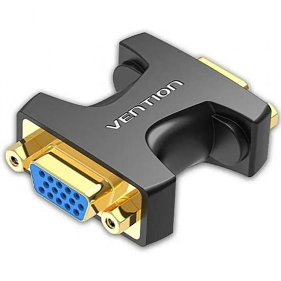 VENTION VGA Female to Female Adapter Black (DDGB0) (VENDDGB0) VENTION VGA Female to Female Adapter Black (DDGB0) (VENDDGB0)