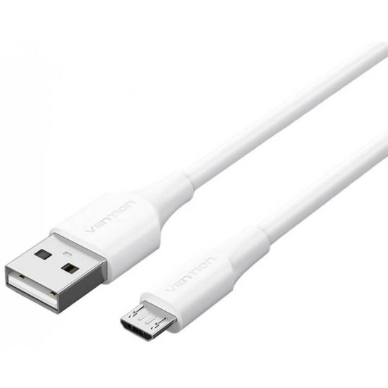VENTION USB 2.0 A Male to Micro B Male 2A Cable 1M White (CTIWF) (VENCTIWF) VENTION USB 2.0 A Male to Micro B Male 2A Cable 1M White (CTIWF) (VENCTIWF)