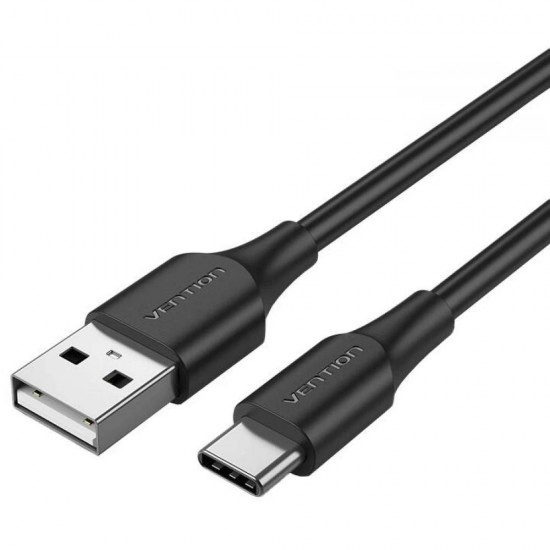 VENTION USB 2.0 A Male to Type-C Male 3A Cable 0.25M Black (CTHBC) (VENCTHBC)