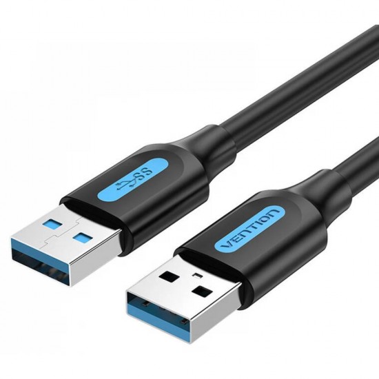 VENTION USB 3.0 A Male to A Male  Cable 2M Black PVC Type (CONBH) (VENCONBH)