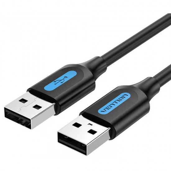 VENTION USB 2.0 A Male to A Male Cable 1M Black PVC Type (COJBF) (VENCOJBF) VENTION USB 2.0 A Male to A Male Cable 1M Black PVC Type (COJBF) (VENCOJBF)