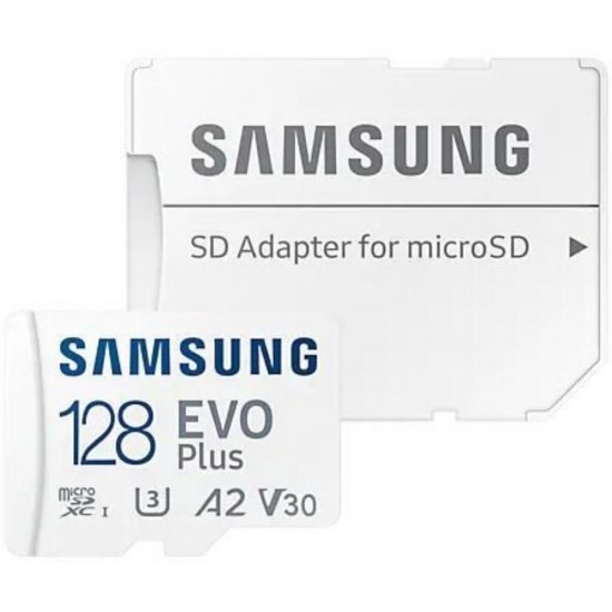Samsung Evo Plus microSDXC 128GB Class 10 U3 UHS-I with Adapter (MB-MC128SA/EU) (SAMMB-MC128SA-EU) Samsung Evo Plus microSDXC 128GB Class 10 U3 UHS-I with Adapter (MB-MC128SA/EU) (SAMMB-MC128SA-EU)