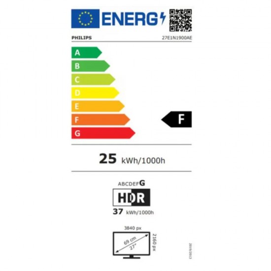 PHILIPS 27E1N1900AE 4K Ultra HD USB-C IPS Monitor 27