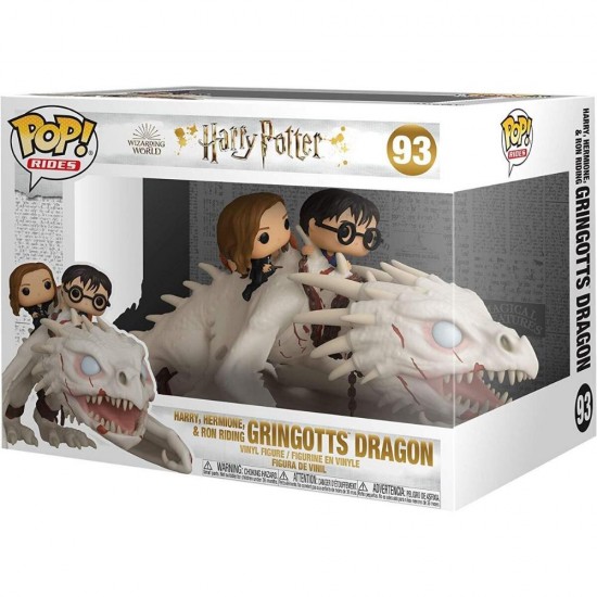 Funko Pop! Rides: Harry Potter - Harry, Ron and Hermione Riding Gringotts Dragon #93 (FNK08155) Funko Pop! Rides: Harry Potter - Harry, Ron and Hermione Riding Gringotts Dragon #93 (FNK08155)