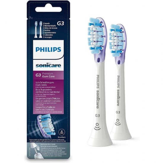 Philips Sonicare G3 Premium Gum Care Ανταλλακτικές Κεφαλές για Ηλεκτρική Οδοντόβουρτσα 2τμχ (HX9052/17) (PHIHX9052-17) Philips Sonicare G3 Premium Gum Care Ανταλλακτικές Κεφαλές για Ηλεκτρική Οδοντόβουρτσα 2τμχ (HX9052/17) (PHIHX9052-17)