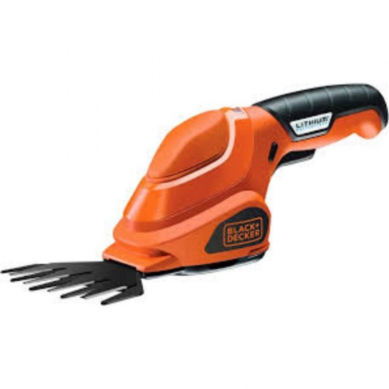 Black & Decker GSL200 Cordless Grass Shear 8 Cm Black Orange Lithium 3.6 V (BDEGSL200) Black & Decker GSL200 Cordless Grass Shear 8 Cm Black Orange Lithium 3.6 V (BDEGSL200)